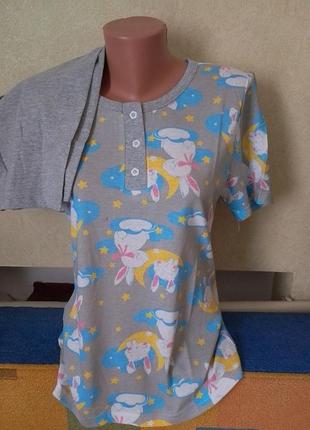 Пижама или костюм для дома футболка, бриджи узбекистан.3 фото