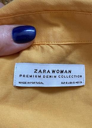 Удлиненная рубашка от zara6 фото