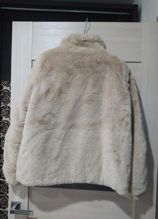 Эко шуба, меховая куртка reserved, шубка тедди.2 фото