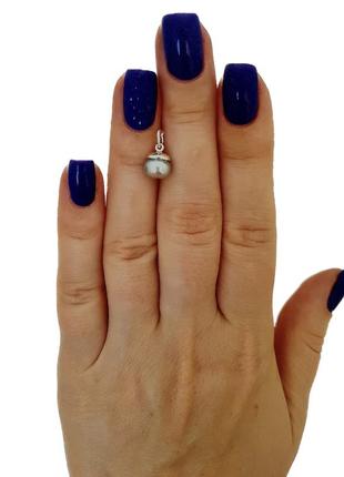 Срібна підвіска 925 проба з натуральними перлами