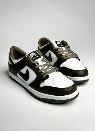 Кеды nike sb dunk green/white🔥
