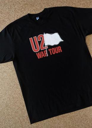 Футболка мерч u2 war tour