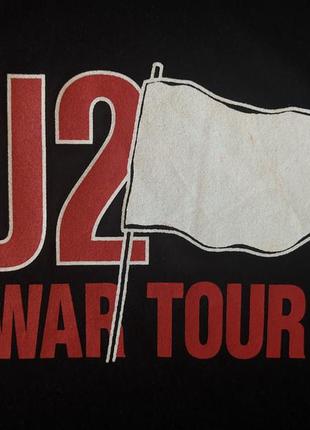 Футболка мерч u2 war tour4 фото