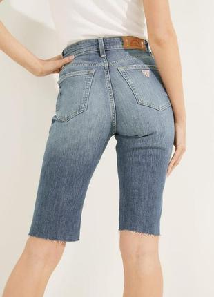 Женские джинсовые шорты - бермуды guess4 фото