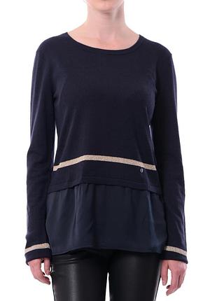 Armani jeans топ джемпер синий шерсть кофта лонгслив