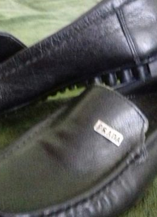 Туфли, мокасины, лоферы, кроссовки prada 36- 37, оригинал1 фото