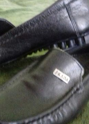 Туфли, мокасины, лоферы, кроссовки prada 36- 37, оригинал