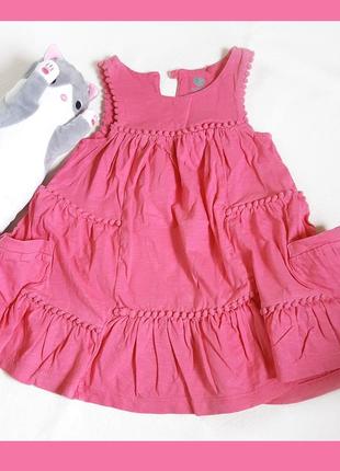 Сукня сарафан для дівчинки next рожеве плаття дівчинці бохо стиль