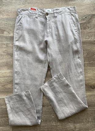 Чоловічі брюки з льону c&a1 фото