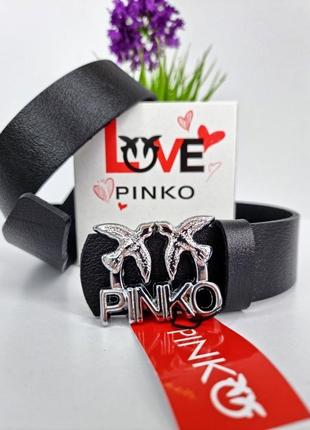 Ремень пояс женский кожаный в стиле pinko / ремень пояс женский кожаный