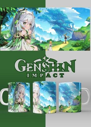 Кружка аниме genshin impact геншин імпакт