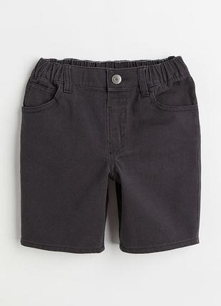 Шорти джинсові н&м чорні 4-8 років (0119-3)
