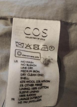 Шикарный шерстяной пиджак фирмы cos5 фото