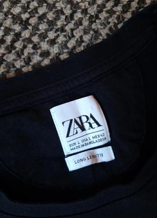 Футболка удлиненная zara8 фото