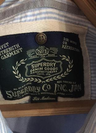Классная мужская рубашка "superdry "7 фото