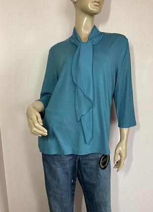 Вискозная красивая блузка/xl/ brend frank walder
