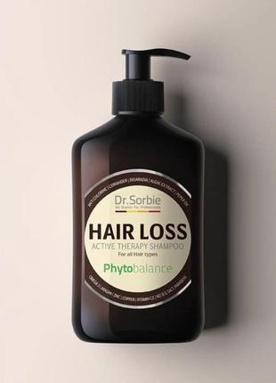 Hair loss shampoo
терапевтический шампунь против
выпадения для волос всех типов