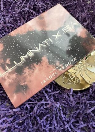 Палітра тіней illuminati x isa eyeshadow palette 17.5 г