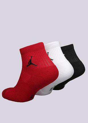 Шкарпетки укисекс nike jordan jumpman quarter нові оригінал