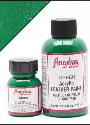 Краска для кожи angelus green (зеленый)