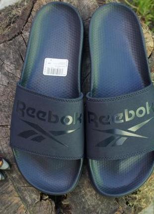 Мужские сланцы reebok fulgere slide blue размер 472 фото