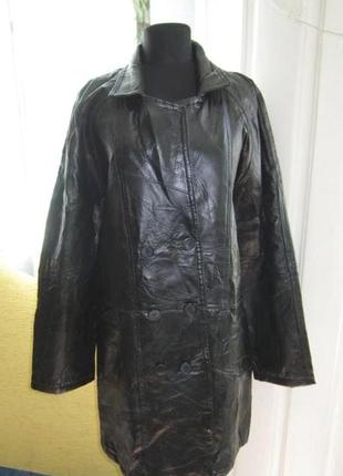 Стильна жіноча шкіряна куртка echt leder лот 5202 фото