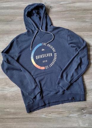 Мужская скейтерская  кофта худи quiksilver1 фото