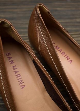 Кожаные женские туфельки san marina р-415 фото