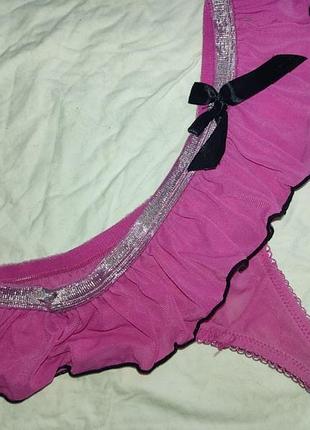 Милые трусики стринги с юбочкой