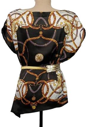 Блуза с принтом цепей. 4