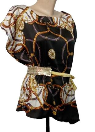 Блуза с принтом цепей. 3