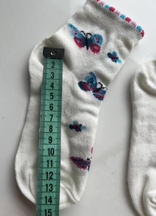 Носочки, шкарпетки з метеликами, русалочкою 31-34 розмір3 фото