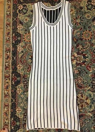 Платье майка в полоску