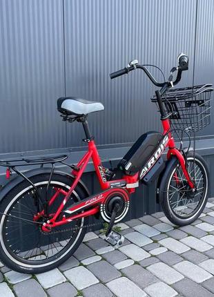 Электровелосипед складной 20" cubic-bike fold 20" 450w 8ah 48v red3 фото