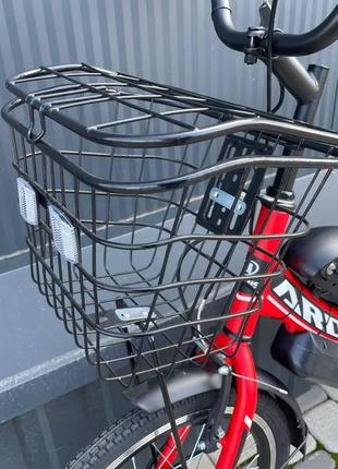 Электровелосипед складной 20" cubic-bike fold 20" 450w 8ah 48v red10 фото