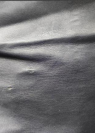 Стильная, брендовая юбка из экокожи. цена снижена, нюансы8 фото