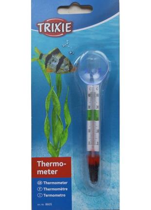 Термометр в аквариум trixie стеклянный с присоской 11см2 фото