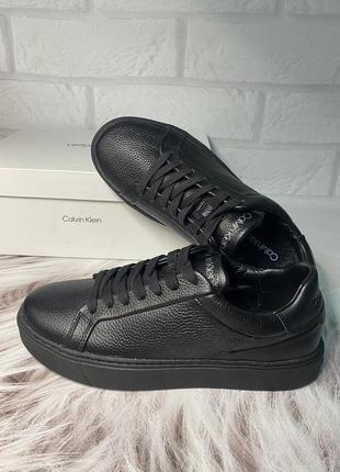 Чоловічі, шкіряні кеди *calvin klein*