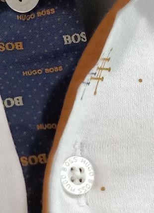 Красивая брендовая мужская футболка поло hugo boss5 фото