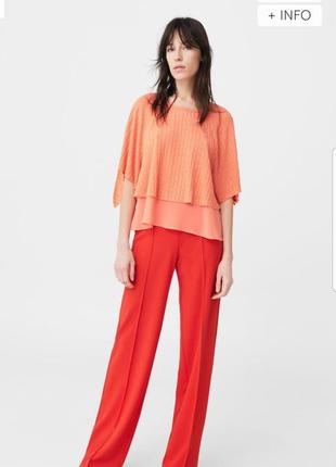 Нарядный блузон mango в стиле zara