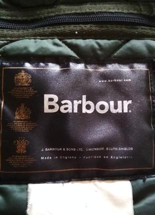 Чоловіча куртка стьоганка barbour (l-xl)4 фото