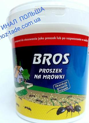 Bros брос порошок від садових мурах 500 г. відро3 фото