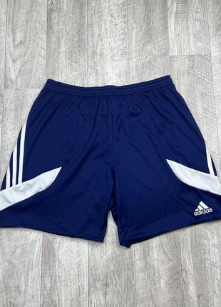 Adidas шорты l размер спортивные темно-синие футбольные