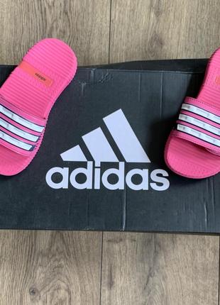 Шлёпанцы на липучке с подошвой эва adidas (оригинал)