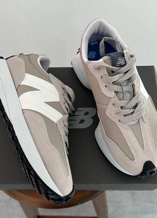 Кроссовки nb ivory grey premium