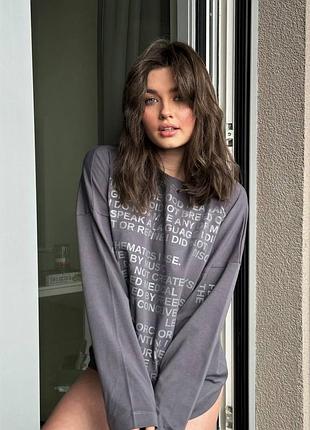 Світшот з принтом