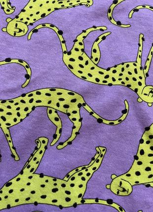 Фиолетовая футболка у леопарды zara3 фото