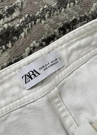 Прямі джинси молочні штани широкі джинси штани з кишенями стильні молочні карго4 фото