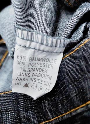 Женская джинсовая темная куртка на пуговицах от немецкого бренда trailer с карманами3 фото