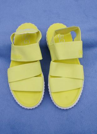 Босоножки puma x selena gomez cali sandals yellow оригинал